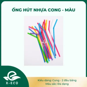 Ống hút nhựa thẳng – Màu (Sao chép)