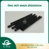 Ống hút nhựa thẳng 210cm – Nhọn – Đen (Sao chép)