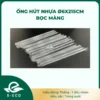 Ống hút nhựa thẳng 210cm – Nhọn – Đen (Sao chép)