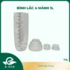 Bình lắc nhựa 4 mảnh 1L