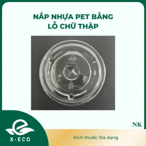 Nắp nhựa PET lỗ chữ thập